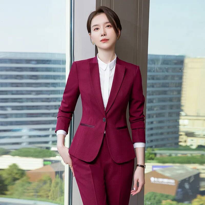 Women Formal Wear Trousers - 여성 오피스 정장, 포멀한 OL 스타일
