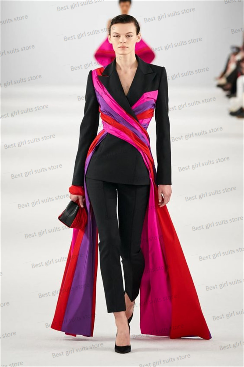 Women Formal Wear Trousers - Catwalk 여성용 정장 세트 블레이저 및
