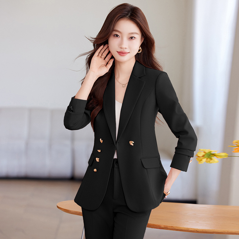 가을 겨울 긴팔 여성 정장 팬츠 수트 여성 비즈니스 워 - Women Formal Wear Trousers 리뷰 및 가격