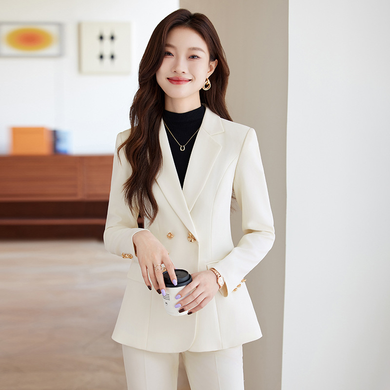 가을 겨울 긴팔 여성 정장 팬츠 수트 여성 비즈니스 워 - Women Formal Wear Trousers 리뷰 및 가격