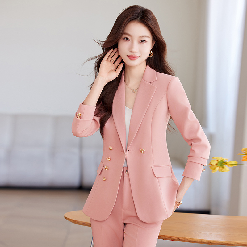 가을 겨울 긴팔 여성 정장 팬츠 수트 여성 비즈니스 워 - Women Formal Wear Trousers 리뷰 및 가격