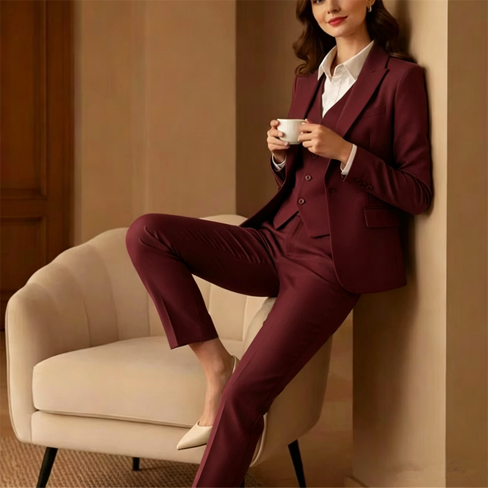 새로운 세이지 그린 여성 정장 3피스 우아한 포멀 여성 - Women Formal Wear Trousers 리뷰 및 가격
