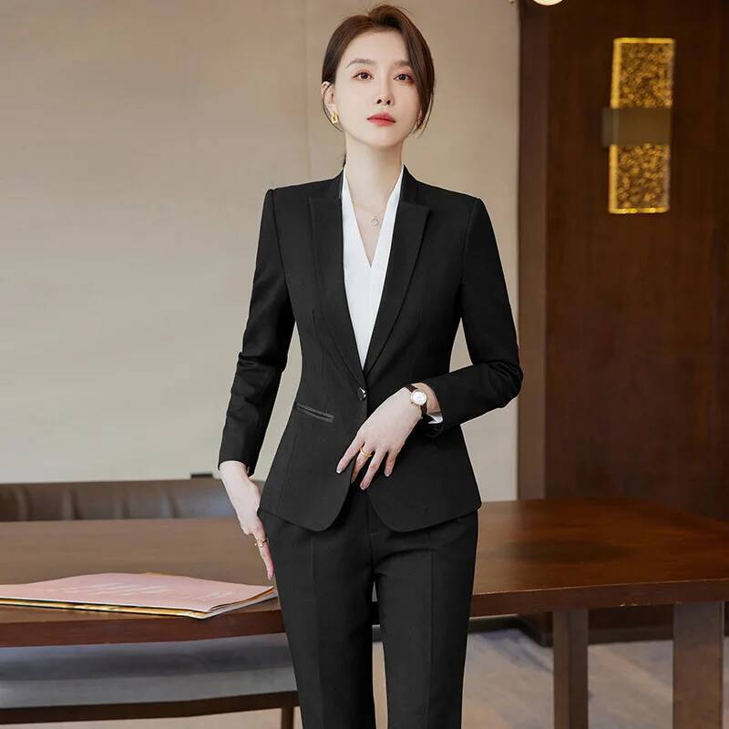 여성 오피스 정장, 포멀한 OL 스타일 팬츠 수트, 여 - Women Formal Wear Trousers 리뷰 및 가격