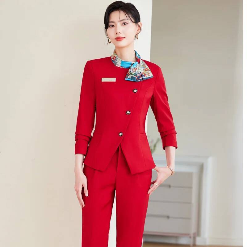 플러스 사이즈 여성용 정장 바지 정장 세트, 비즈니스  - Women Formal Wear Trousers 리뷰 및 가격