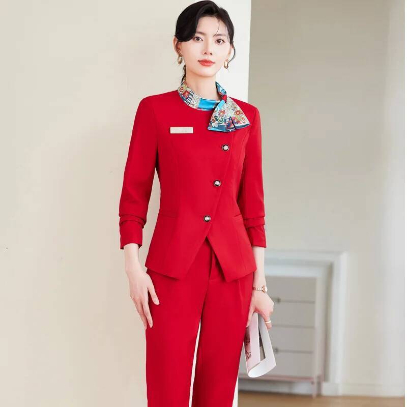 플러스 사이즈 여성용 정장 바지 정장 세트, 비즈니스  - Women Formal Wear Trousers 리뷰 및 가격
