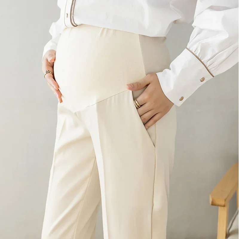 임산부를 위한 신축성 있는 허리밴드가 있는 오피스 정장 - Women Formal Wear Trousers 리뷰 및 가격