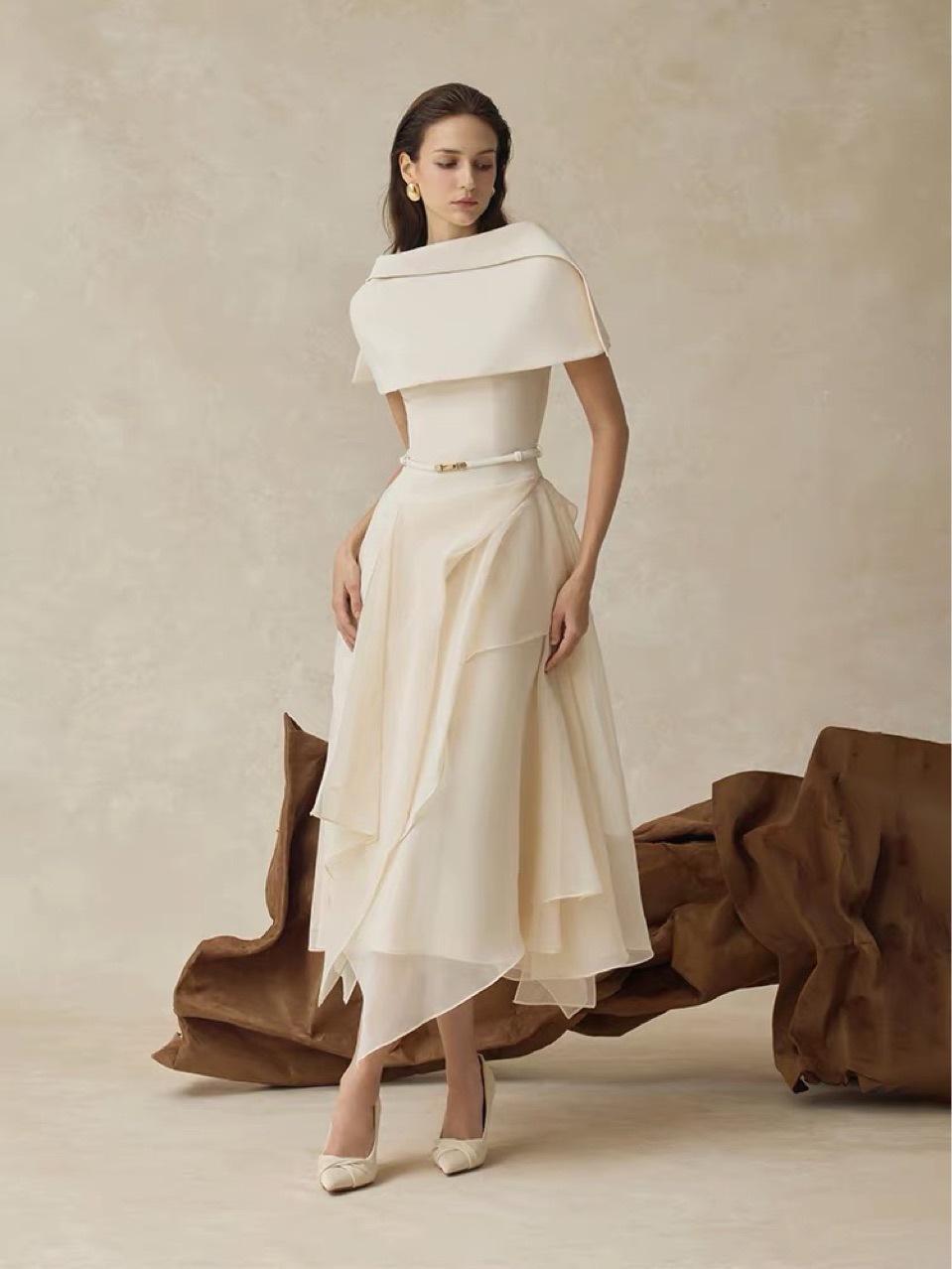 푸타오 투웨이 웨어 포멀 미디 이브닝 드레스 컨버터블  - Women Formal Wear Belt 리뷰 및 가격